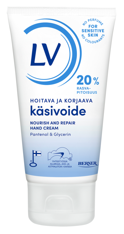 LV Hoitava ja korjaava kasivoide 75ml