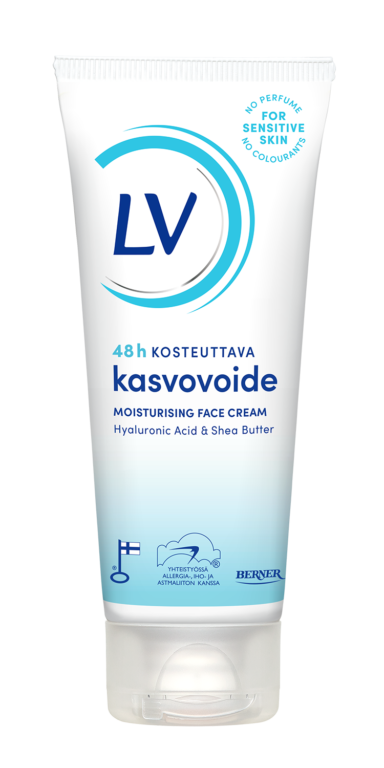 LV Kosteuttava kasvovoide 48h